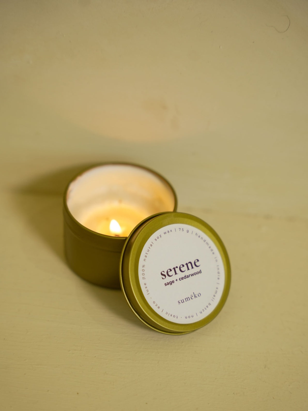 Serene Tin Candle