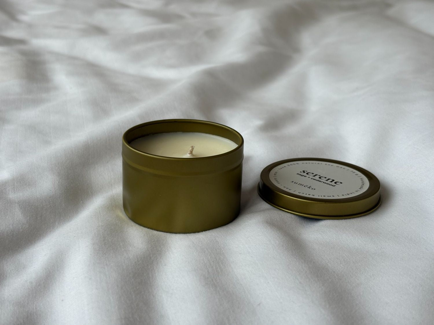 Serene Tin Candle